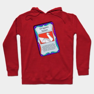 Origami Trading Card - Swan Hoodie